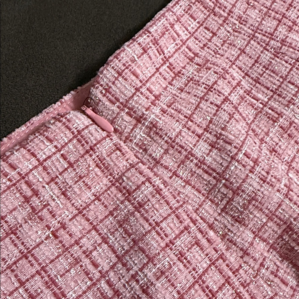 Gorgeous GUESS Women's Pink Mini Emma Tweed Skirt Brand New From Macys - Picture 9 of 17